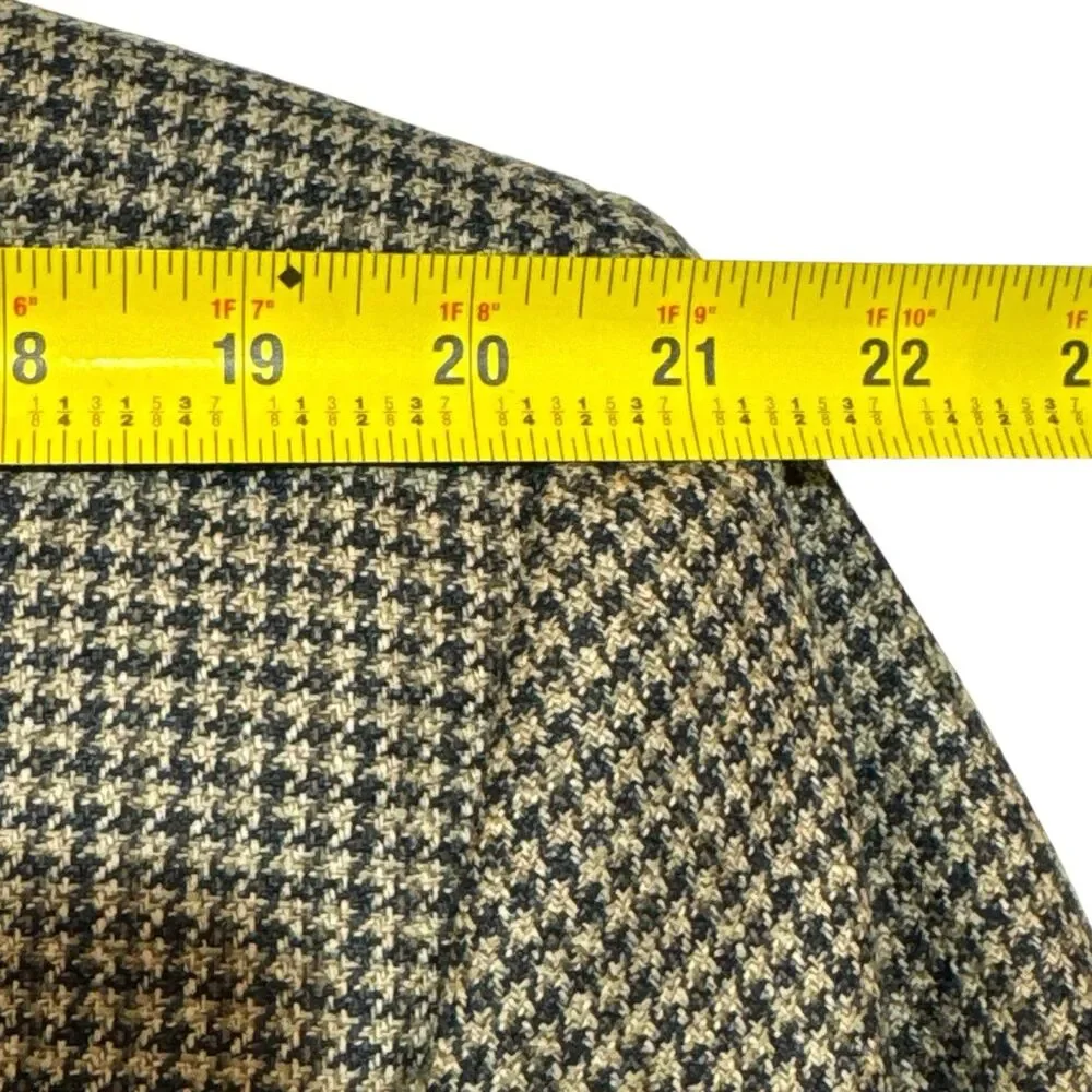 Houndstooth Silk Wool Luxury‎ Sport Coat 42R – Tailors Row Deansgate